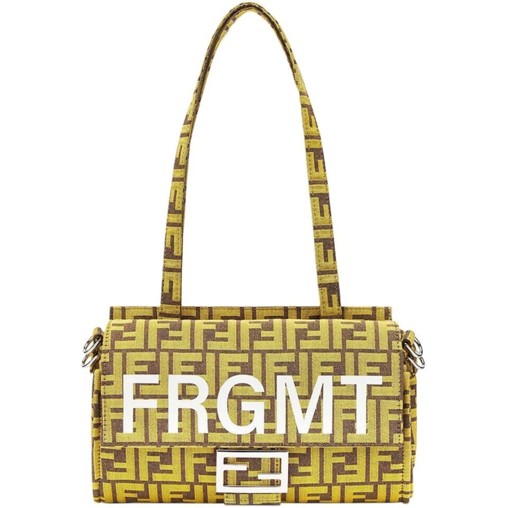 Fendi x FRGMT FF Fabric Bag Baguette Foldable
Yellow NWT!